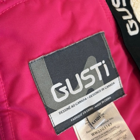 Gusti Kids Pink Snow Pants size youth 10 (large) in hot pink - Picture 2 of 14